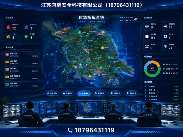 铁岭应急指挥系统展示图
